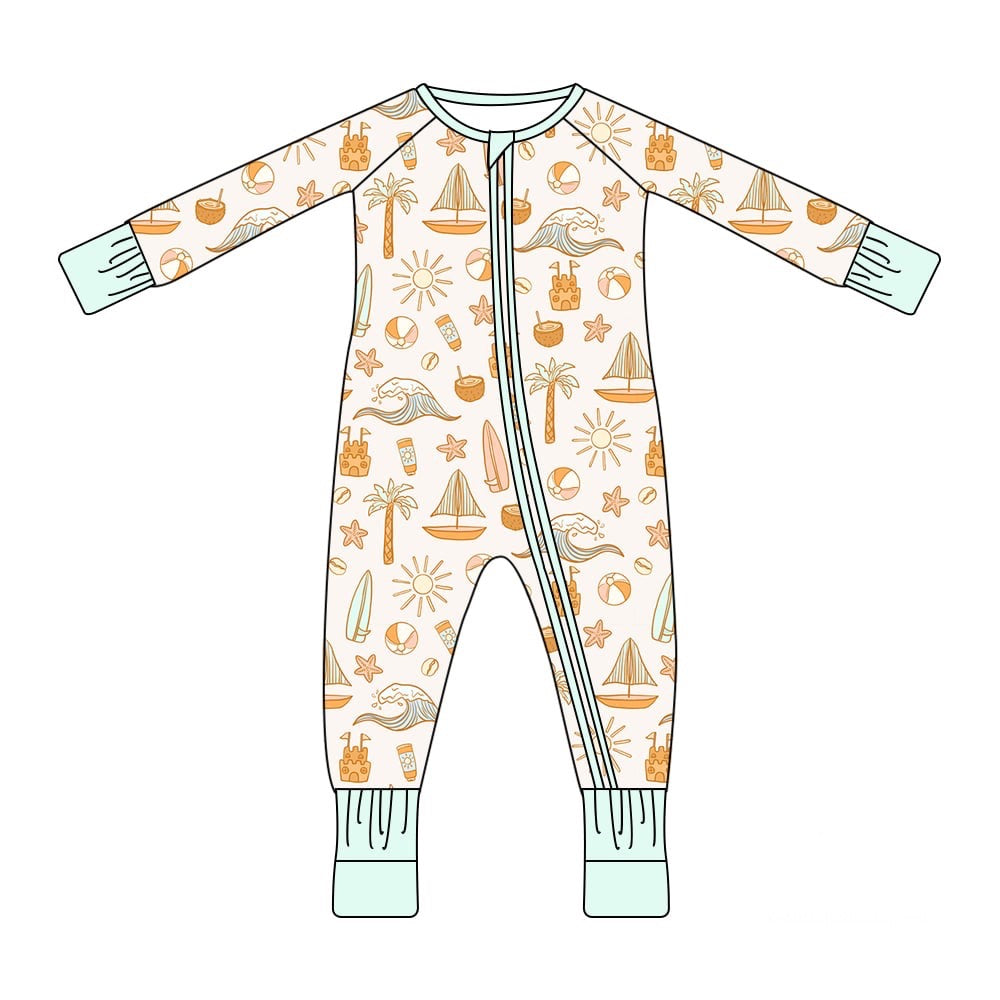 Coastal Cuties - Zippy Romper